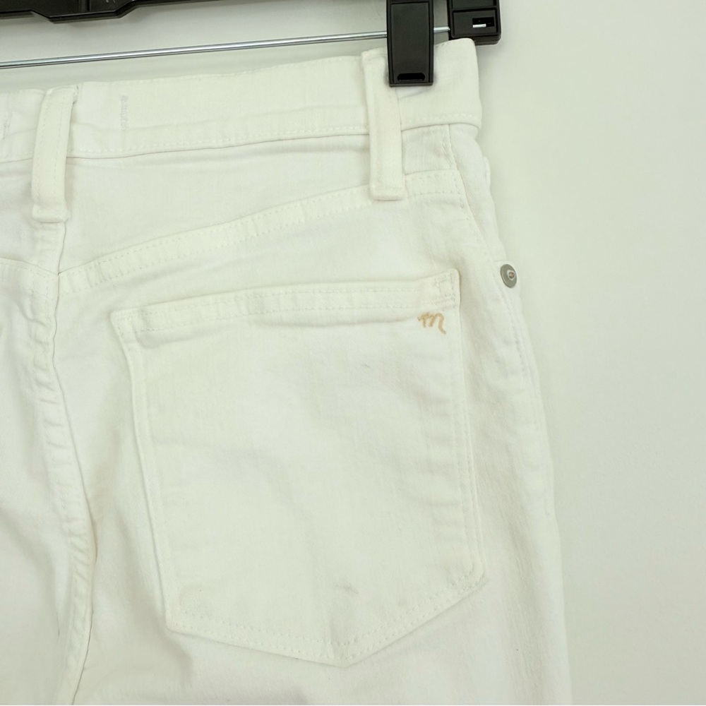 Madewell Cali Demi-Boot Jeans in Pure White Raw-Hem - Picture 7 of 11